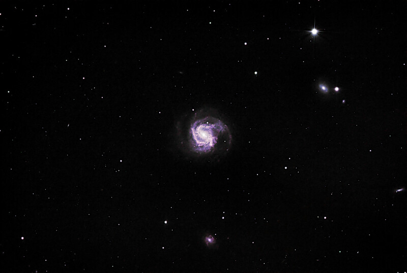 Messier 61 Spiral Galaxy