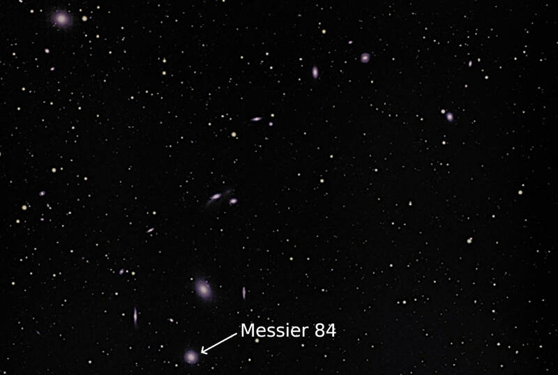 Messier 84 Lenticular Galaxy