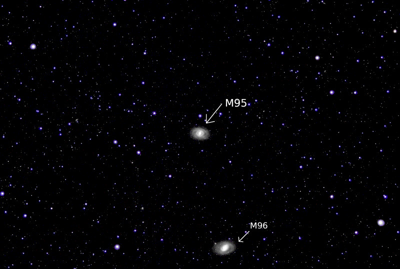 Messier 95 Spiral Galaxy